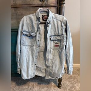 Light Blue Denim Top